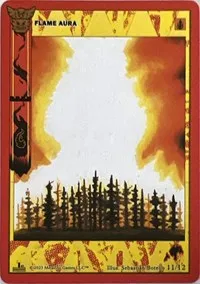Flame Aura (Native: First Edition Release Event Deck) — MetaZoo Card Value