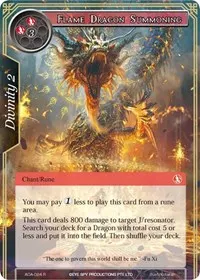 Flame Dragon Summoning (Awakening of the Ancients)
