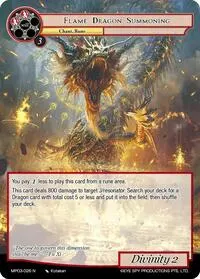 Flame Dragon Summoning (Masterpiece Collection 03 "Dimensional Hope")