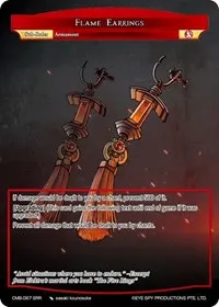 Flame Earrings (Crimson Moon's Battleground)