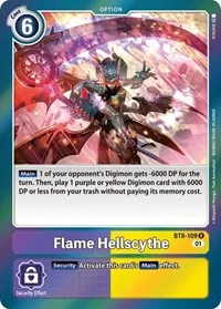Flame Hellscythe (New Awakening) — Digimon Card Game Card Value