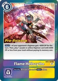 Flame Hellscythe (New Awakening Pre-Release Cards) — Digimon Card Game Card Value