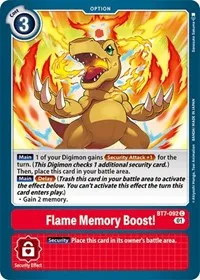 Flame Memory Boost (Next Adventure) — Digimon Card Game Card Value