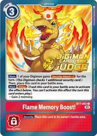 Flame Memory Boost Judge Pack 3 (Next Adventure)
