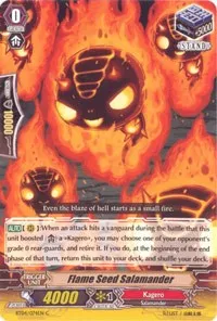 Flame Seed Salamander (BT04: Eclipse of Illusionary Shadows) — Cardfight Vanguard Card Value