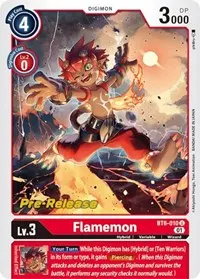 Flamemon (Double Diamond Pre-Release Cards)