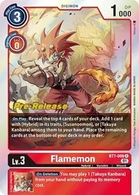 Flamemon (Next Adventure Pre-Release Cards)