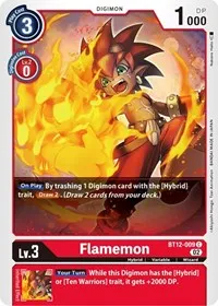 Flamemon (Across Time) — Digimon Card Game Card Value