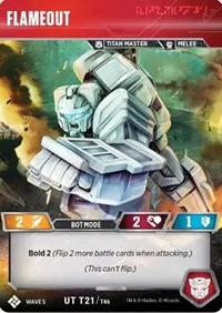 Flameout (Titan Masters Attack) — Transformers TCG Card Value