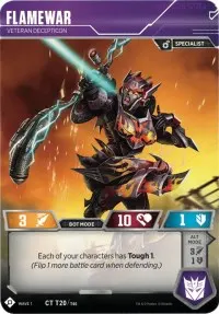 Flamewar Veteran Decepticon (Wave 1)