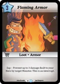 Flaming Armor (Season 1) — Munchkin CCG Card Value