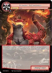 Flaming Salamander (Game of Gods)
