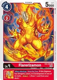 Flarerizamon (Draconic Roar) — Digimon Card Game Card Value