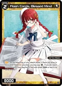 Flash Cards Blessed Mind Parallel Foil (Spread Diva)