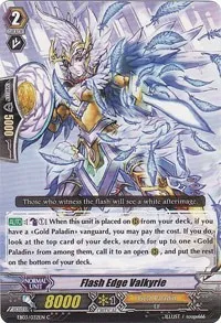 Flash Edge Valkyrie (EB03 - Cavalry of Black Steel) — Cardfight Vanguard Card Value
