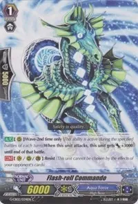 Flash roll Commando (G-CB02: Commander of the Incessant Waves) — Cardfight Vanguard Card Value