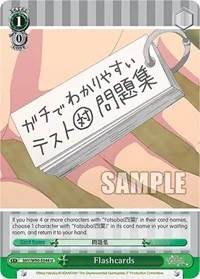 Flashcards (The Quintessential Quintuplets 2) — Weiss Schwarz Card Value