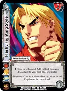Flashy Fighting Style (Street Fighter CCG)