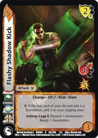 Flashy Shadow Kick (Mortal Kombat X) — UniVersus Card Value
