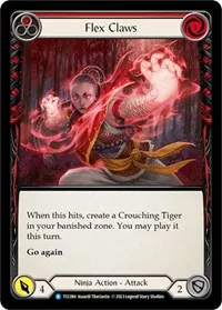 Flex Claws Red (Round the Table: TCCxLSS) — Flesh & Blood TCG Card Value