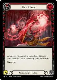 Flex Claws Red (Part the Mistveil)