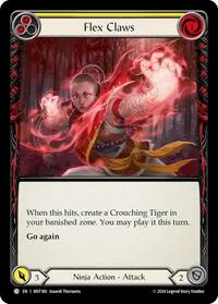Flex Claws Yellow (Part the Mistveil) — Flesh & Blood TCG Card Value