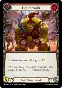 Flex Strength Red (Super Slam) — Flesh & Blood TCG Card Value