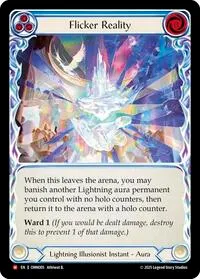Flicker Reality (Omens of the Third Age) — Flesh & Blood TCG Card Value