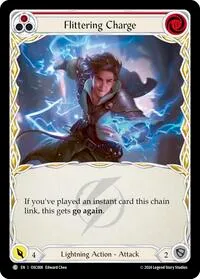 Flittering Charge Red (Blitz Deck: Rosetta - Oscilio) — Flesh & Blood TCG Card Value