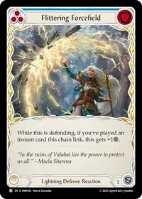 Flittering Forcefield Blue (Omens of the Third Age)