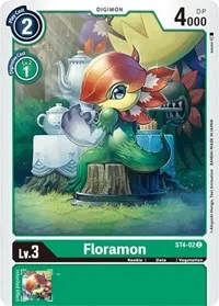 Floramon (Starter Deck 04: Giga Green) — Digimon Card Game Card Value