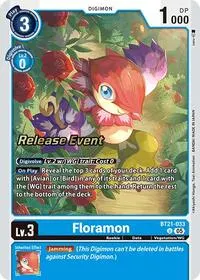 Floramon (World Convergence Release Event Cards)