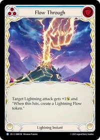 Flow Through Blue (Omens of the Third Age) — Flesh & Blood TCG Card Value