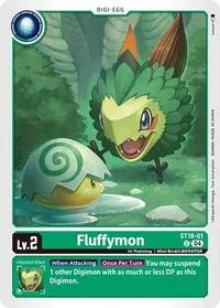 Fluffymon (Starter Deck 18: Guardian Vortex) — Digimon Card Game Card Value