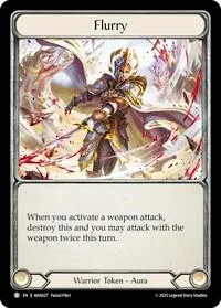 Flurry (Armory Deck Origins: Hala) — Flesh & Blood TCG Card Value