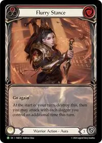 Flurry Stance FAB312 (Flesh and Blood: Promo Cards)