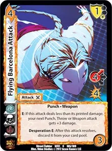 Flying Barcelona Attack (Street Fighter CCG)
