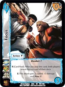 Focus (Street Fighter CCG) — UniVersus Card Value