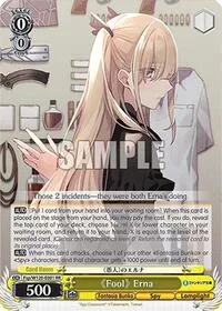 Fool Erna (Fujimi Fantasia Bunko Vol.2) — Weiss Schwarz Card Value