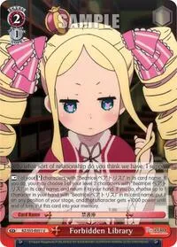 Forbidden Library (Re:ZERO Vol.2) — Weiss Schwarz Card Value