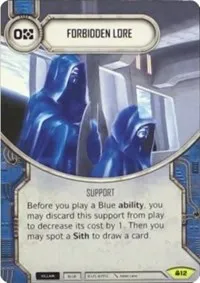 Forbidden Lore (Convergence) — Star Wars Destiny Card Value