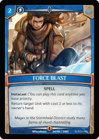 Force Blast (Intro Decks - 2019) — Argent Saga TCG Card Value
