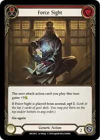 Force Sight Red (Arcane Rising) — Flesh & Blood TCG Card Value