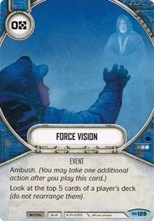 Force Vision (Empire at War) — Star Wars Destiny Card Value