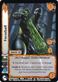 Forceball (Mortal Kombat X) — UniVersus Card Value