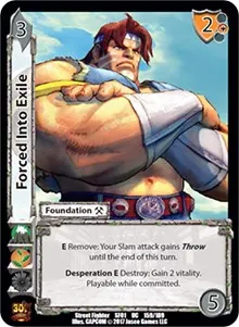 Forced Into Exile (Street Fighter CCG)