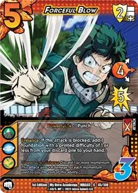 Forceful Blow (UniVersus: My Hero Academia: Heroes Clash)