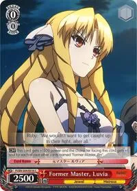 Former Master Luvia (Fate/kaleid liner PRISMA ILLYA DX) — Weiss Schwarz Card Value