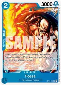 Fossa (Carrying On His Will) — One Piece Card Game Card Value