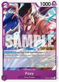 Foxy (Royal Blood Release Event Cards)
